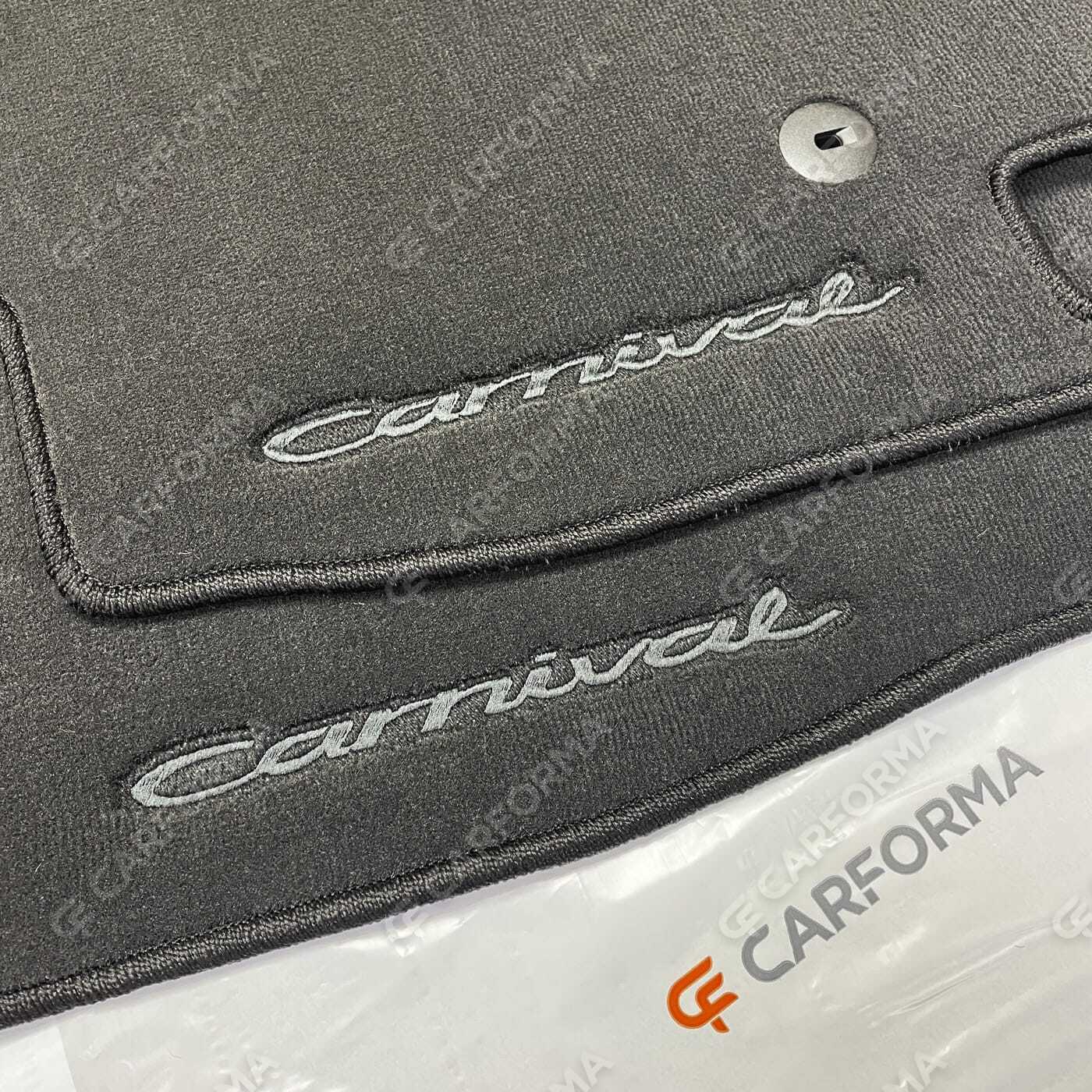 Ворсовые коврики на KIA Carnival III 7 мест 2014&nbsp;-&nbsp;2021 в Севастополе