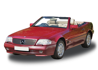 Ворсовые коврики на Mercedes SL (R129) 1989 - 2002 в Севастополе