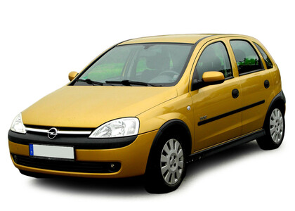 Ворсовые коврики на Opel Corsa C 2000 - 2006 в Севастополе