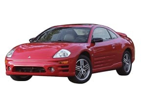 Ворсовые коврики на Mitsubishi Eclipse III 1999 - 2005 в Севастополе