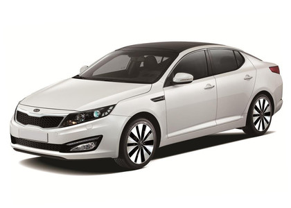 Ворсовые коврики на KIA Optima I 2010 - 2016 в Севастополе