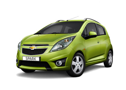 Ворсовые коврики на Chevrolet Spark III 2009 - 2023 в Севастополе
