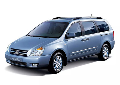 Ворсовые коврики на KIA Carnival II 2006 - 2014 в Севастополе