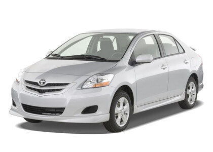 Ворсовые коврики на Toyota Belta 2005 - 2012 в Севастополе