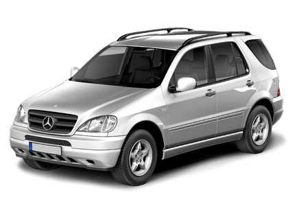 Ворсовые коврики на Mercedes ML (W163) 1997 - 2005 в Севастополе